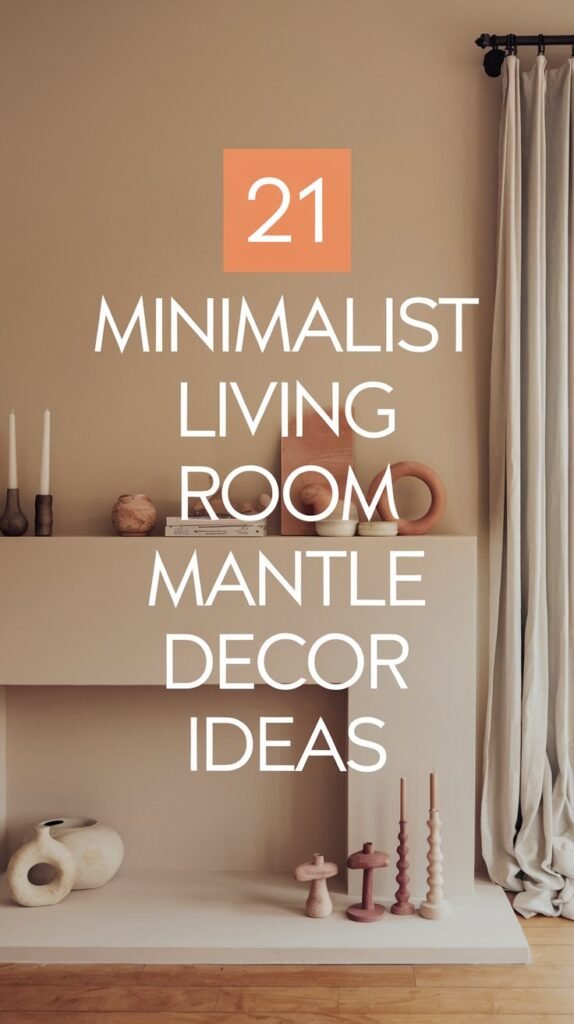 21 Minimalist Living Room Mantle Decor Ideas That Scream Elegance! 27