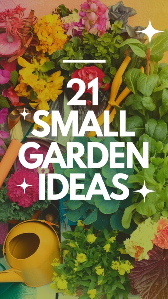 21 Small Garden Ideas to Transform Your Outdoor Space 26
