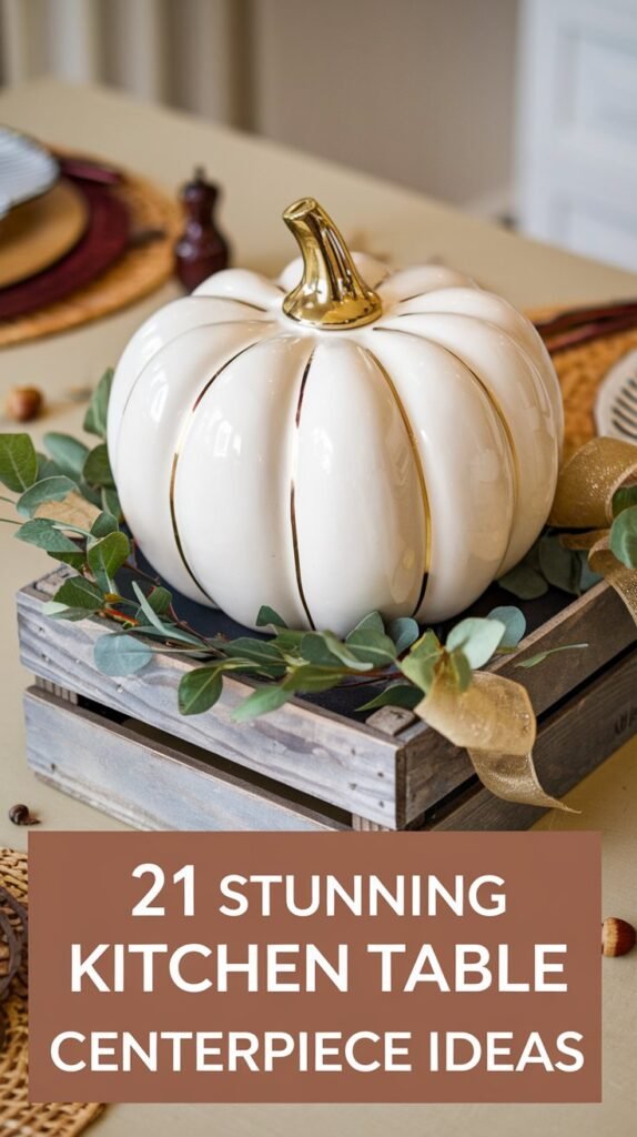 21 Stunning Kitchen Table Centerpiece Ideas You Can DIY for Any Season! 26