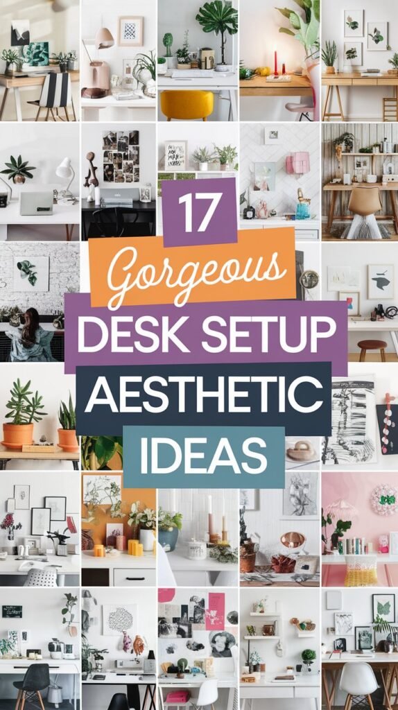 17 Gorgeous Desk Setup Aesthetic Ideas For Productivity 4