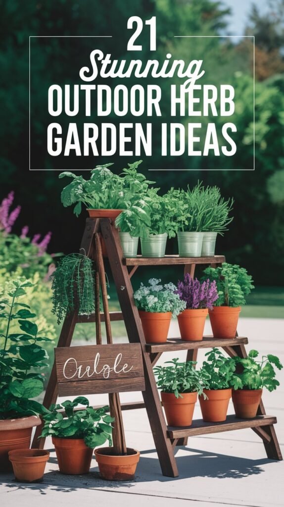 21 Stunning Outdoor Herb Garden Ideas That Will Inspire Your Green Thumb! 2
