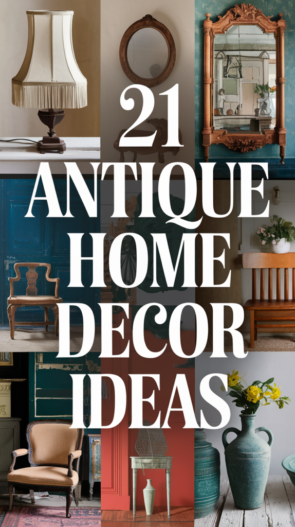 21 Antique Home Decor Ideas That'll Give Your Living Room Timeless Charm 30