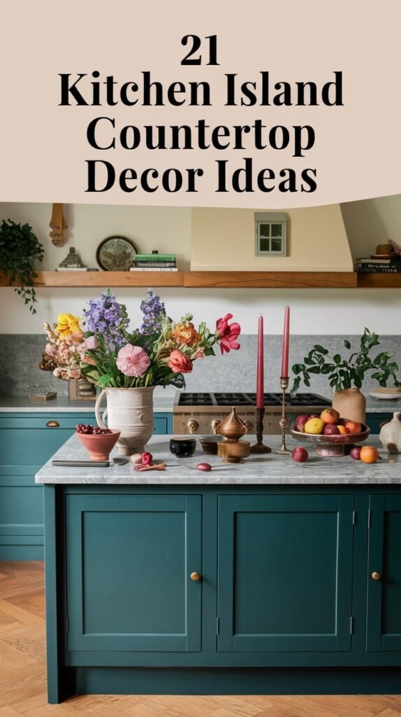 21 Kitchen Island Countertop Decor Ideas to Inspire Your Next Project! 27