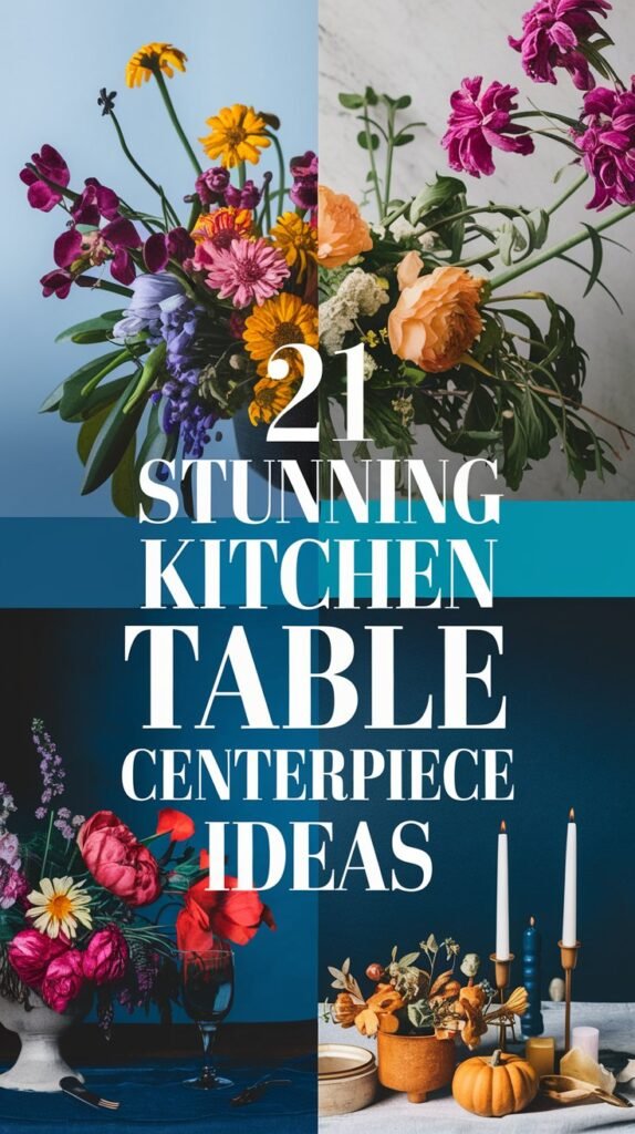 21 Stunning Kitchen Table Centerpiece Ideas You Can DIY for Any Season! 2