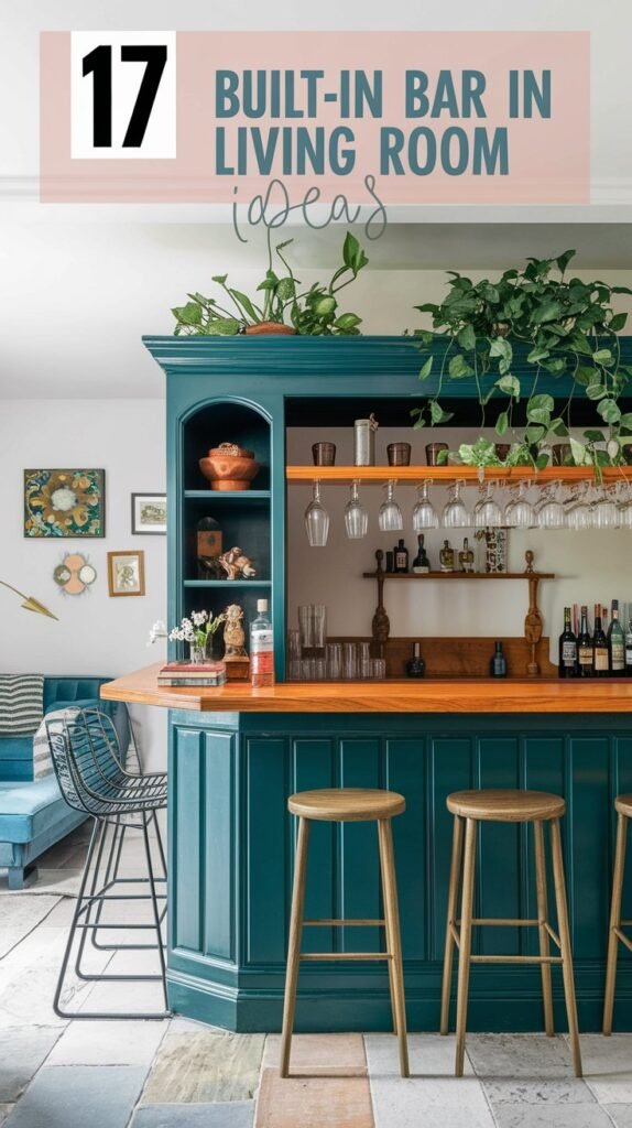 17 Built-In Bar In Living Room Ideas 1