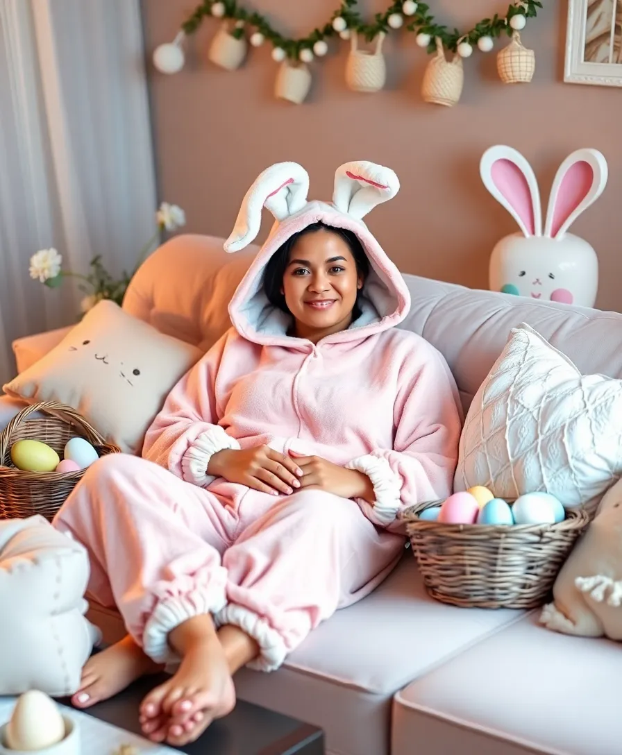 21 Adorable Easter Bunny Costumes for All Ages (You Won't Believe #11!) 11 21 Adorable Easter Bunny Costumes for All Ages (You Won't Believe #11!) - 8. Bunny Onesie for Adults