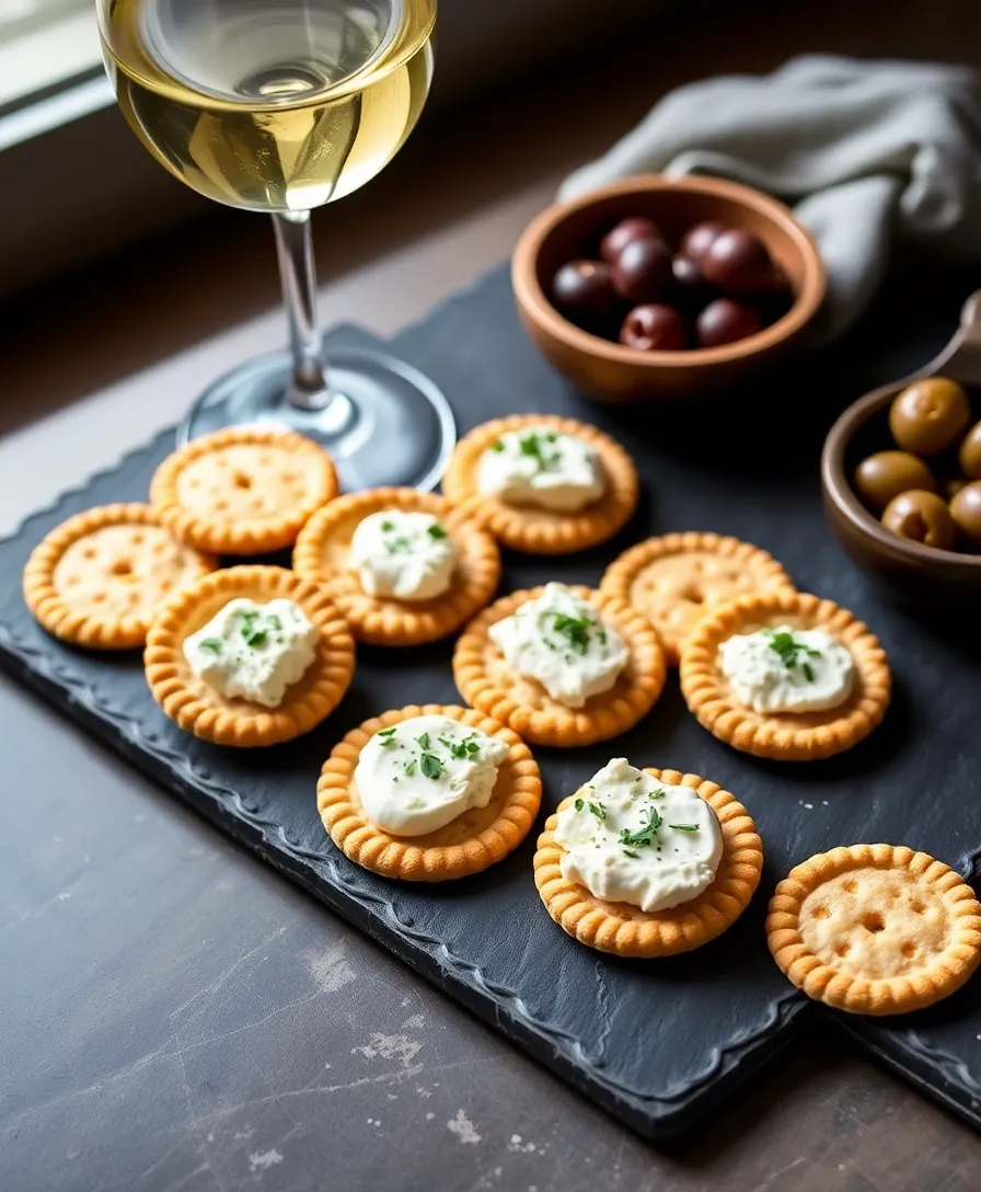 21 Ritz Cracker Snacks You Can’t Resist (Your Guests Will Be Begging for More!) 8 21 Ritz Cracker Snacks You Can’t Resist (Your Guests Will Be Begging for More!) - 5. Herbed Goat Cheese Spread