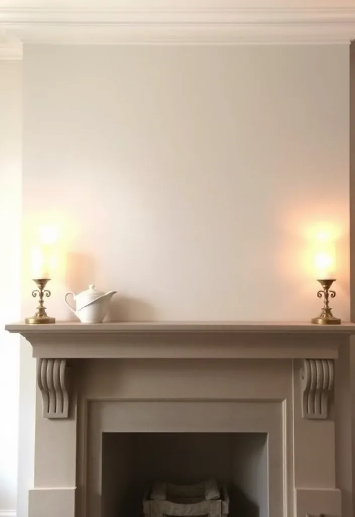 21 Minimalist Living Room Mantle Decor Ideas That Scream Elegance! 18 21 Minimalist Living Room Mantle Decor Ideas That Scream Elegance! - 15. Elegant Lighting