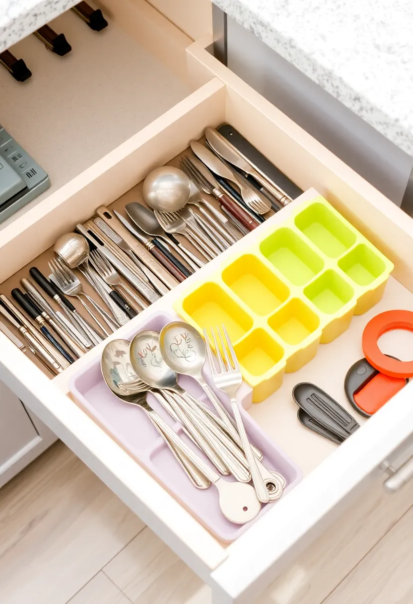 21 Declutter Home Hacks That Will Change Your Life (You Won't Believe #10!) 10 21 Declutter Home Hacks That Will Change Your Life (You Won't Believe #10!) - 7. Kitchen Drawer Dividers