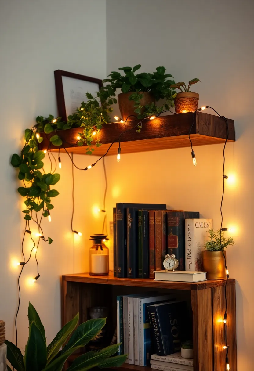 21 Primitive Valentine Decor Ideas That'll Make You Fall in Love with Your Home! 19 21 Primitive Valentine Decor Ideas That'll Make You Fall in Love with Your Home! - 15. Soft Lighting with String Lights