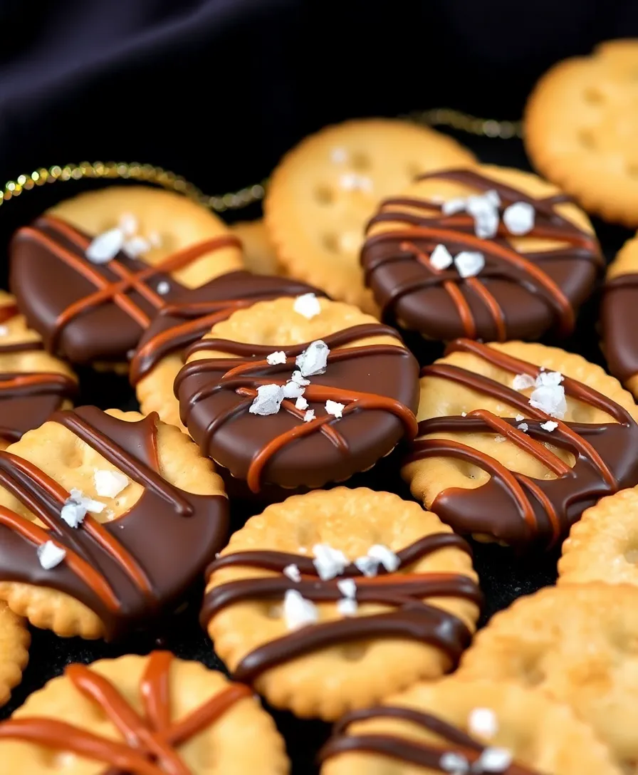 21 Ritz Cracker Snacks You Can’t Resist (Your Guests Will Be Begging for More!) 7 21 Ritz Cracker Snacks You Can’t Resist (Your Guests Will Be Begging for More!) - 4. Sweet and Salty Chocolate Caramel Ritz