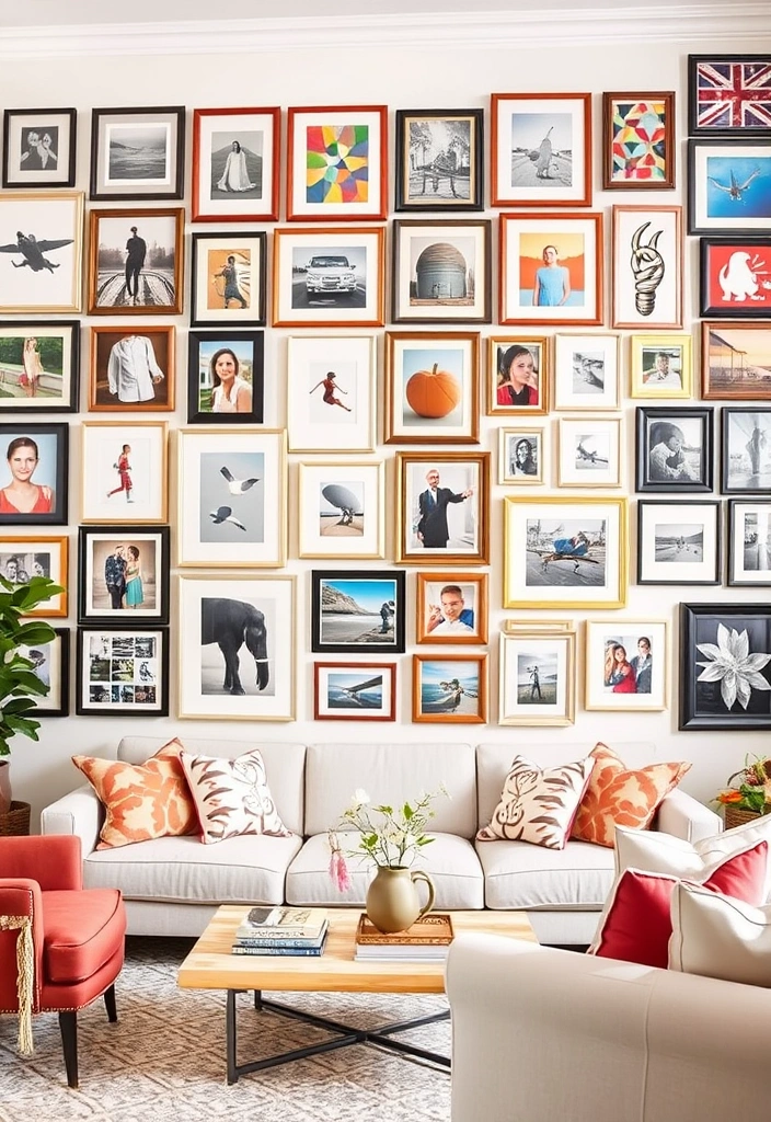 21 Home Aesthetic DIY Ideas That Will Instantly Elevate Your Space! 10 21 Home Aesthetic DIY Ideas That Will Instantly Elevate Your Space! - 7. DIY Gallery Wall