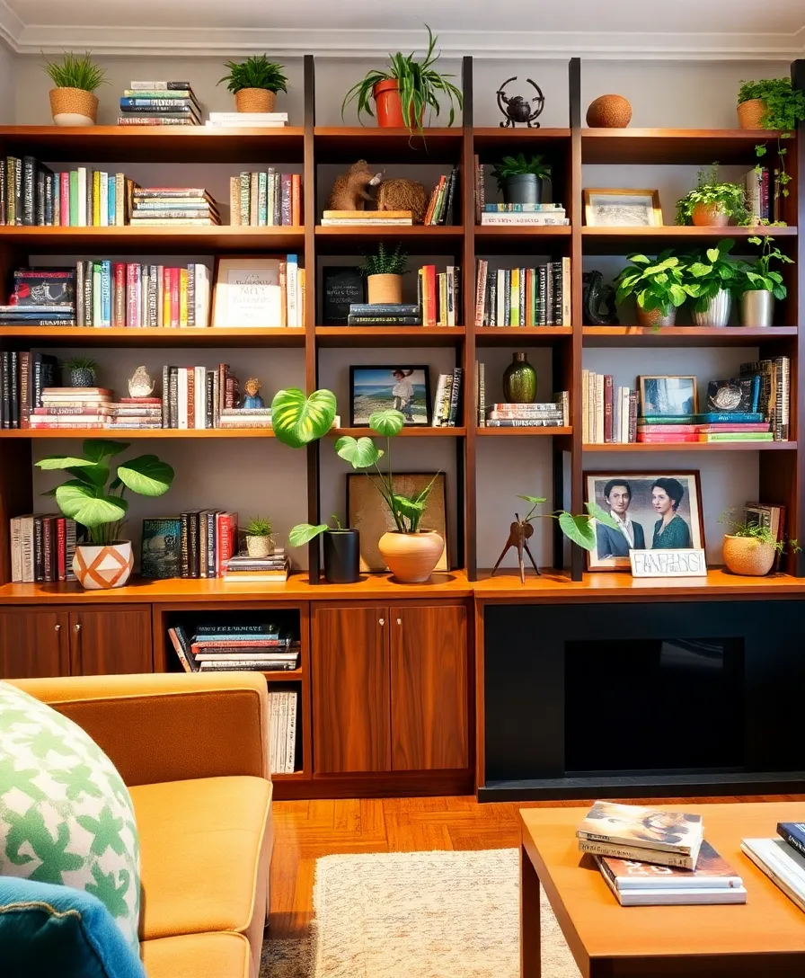 21 Classic Southern Home Decor Ideas That Will Make Your Living Room Feel Like a Warm Hug! 15 21 Classic Southern Home Decor Ideas That Will Make Your Living Room Feel Like a Warm Hug! - 11. Open Shelving