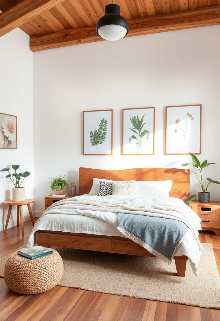 21 Shabby Chic Bedrooms That'll Make You Swoon Over Their Vintage Charm! 17 21 Shabby Chic Bedrooms That'll Make You Swoon Over Their Vintage Charm! - 16. Natural Elements