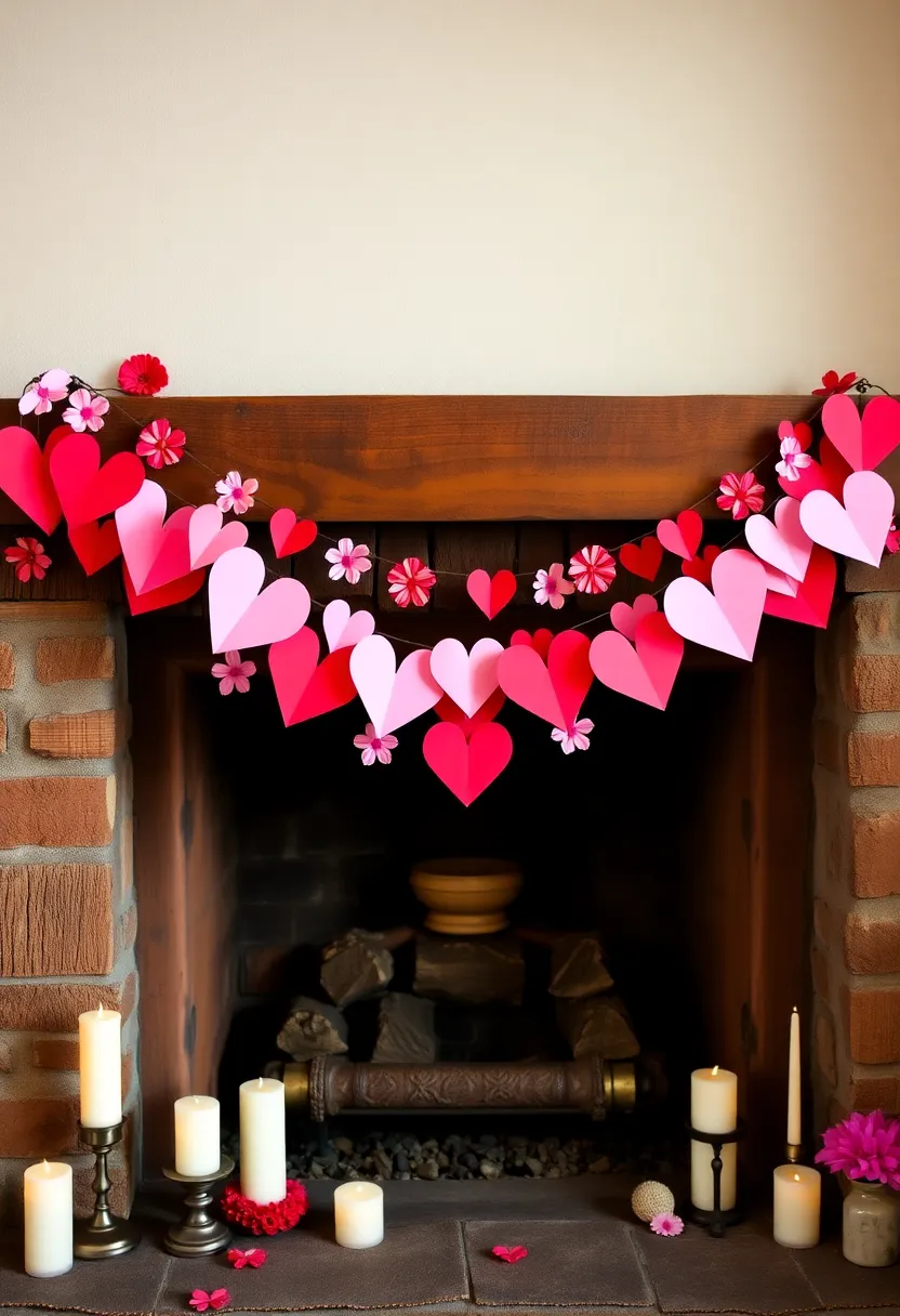 21 Primitive Valentine Decor Ideas That'll Make You Fall in Love with Your Home! 16 21 Primitive Valentine Decor Ideas That'll Make You Fall in Love with Your Home! - 12. Whimsical Valentine Garlands