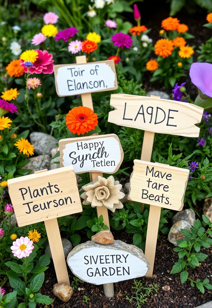 21 Creative DIY Gardening Ideas That Will Inspire Your Next Project 24 21 Creative DIY Gardening Ideas That Will Inspire Your Next Project (Check Out #10!) - 21. DIY Garden Signage