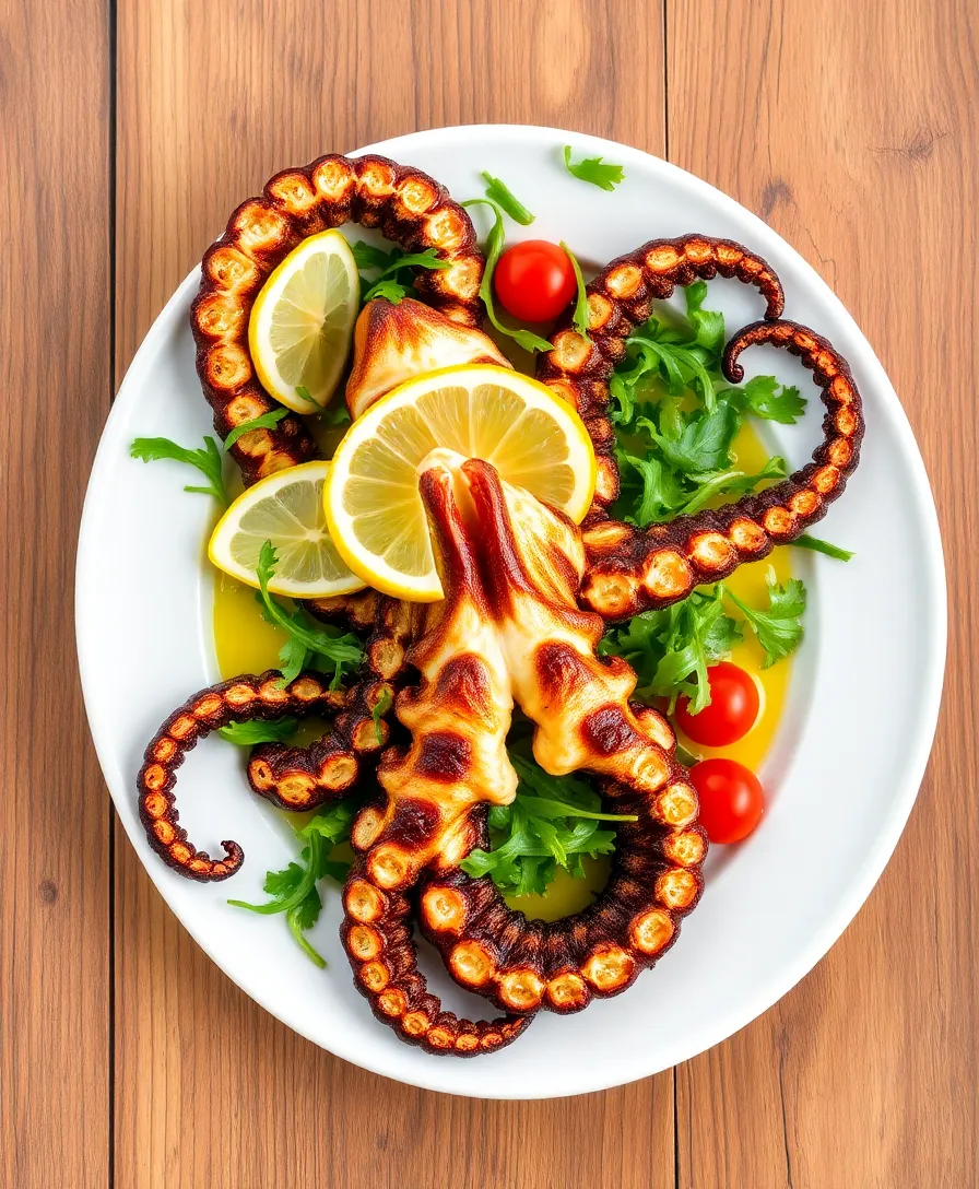 21 Seafood Dish Recipes That Will Make Your Next Dinner Unforgettable! 21 21 Seafood Dish Recipes That Will Make Your Next Dinner Unforgettable! - 18. Grilled Octopus with Lemon and Olive Oil