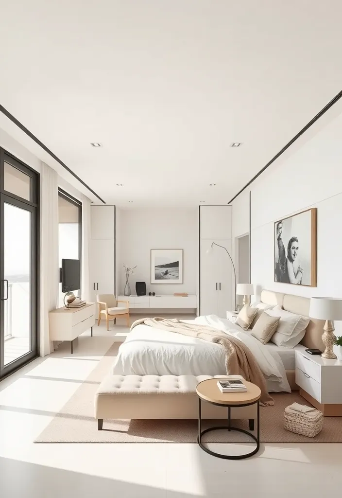 21 Unique Bedroom Designs That Will Transform Your Space Into a Dreamy Retreat! 24 21 Unique Bedroom Designs That Will Transform Your Space Into a Dreamy Retreat! - 21. Open Concept Elegance