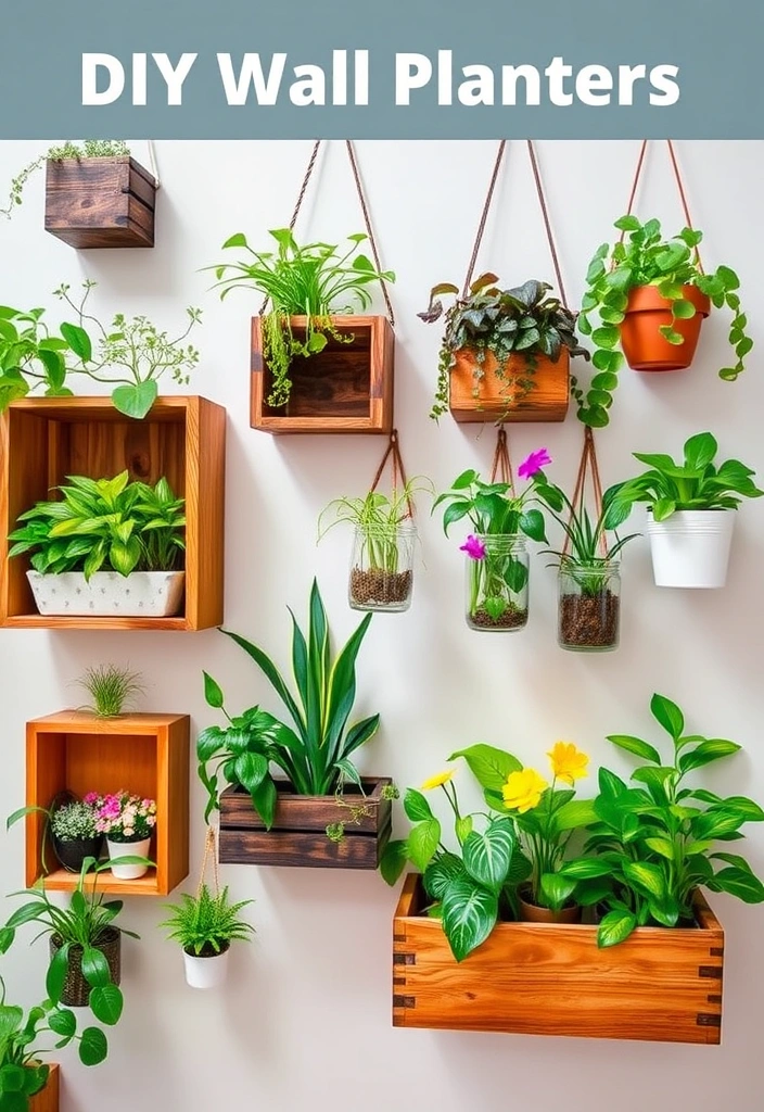 21 Home Aesthetic DIY Ideas That Will Instantly Elevate Your Space! 18 21 Home Aesthetic DIY Ideas That Will Instantly Elevate Your Space! - 15. DIY Wall Planters