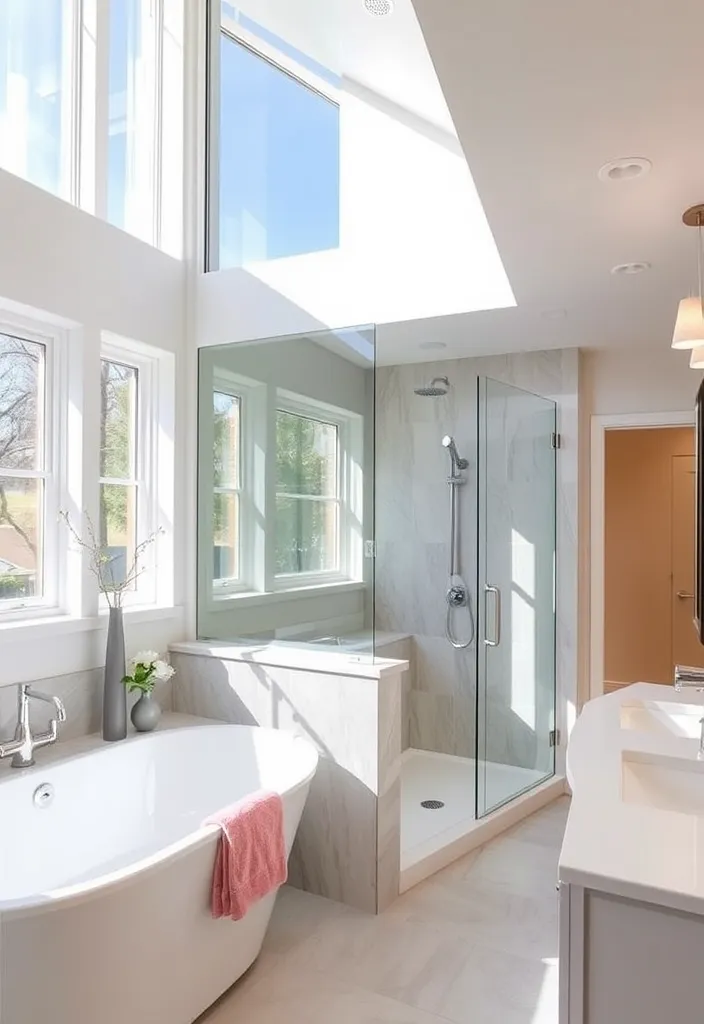 21 Modern Bathroom Ideas That Will Inspire Your Next Renovation 9 21 Modern Bathroom Ideas That Will Inspire Your Next Renovation (You Won't Believe #15!) - 6. Open Concept Layout