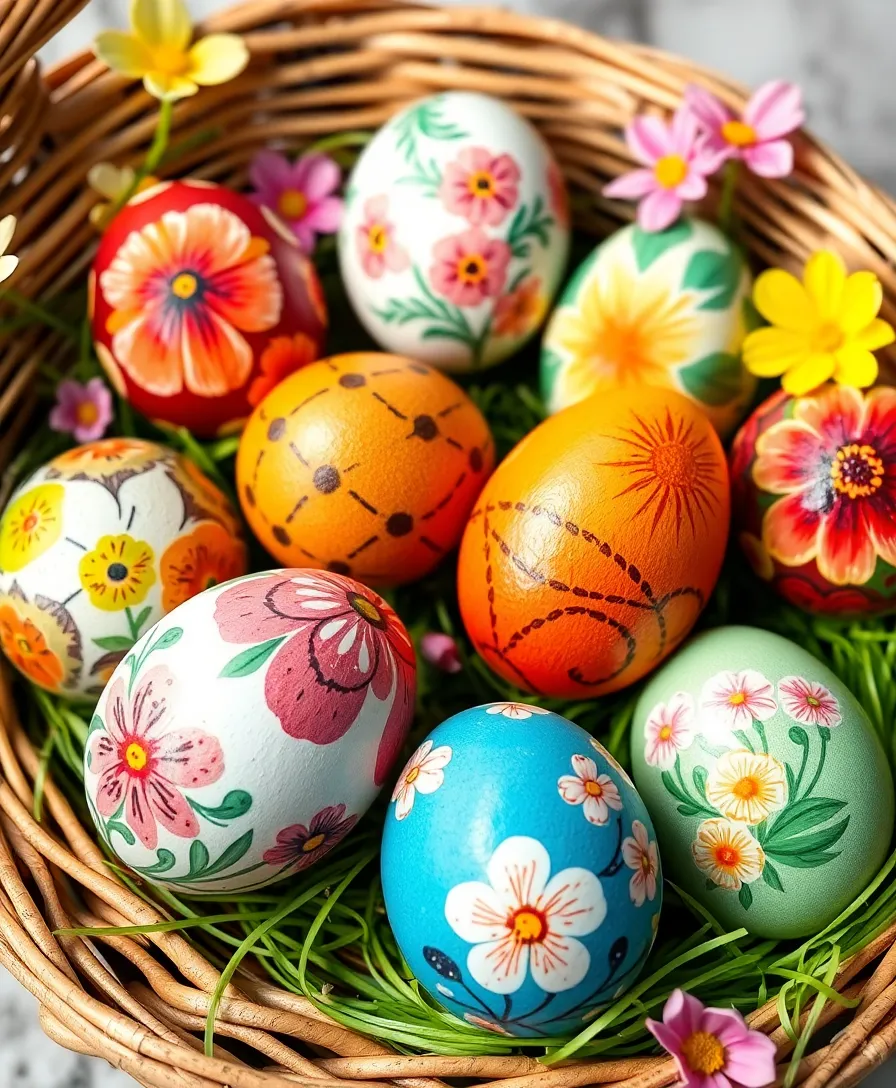 21 Incredible Easter Arts and Crafts That Will Bring the Whole Family Together! 4 21 Incredible Easter Arts and Crafts That Will Bring the Whole Family Together! - 1. Painted Easter Eggs