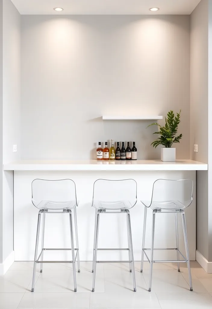 21 Trendy Luxury Home Bar Designs for the Ultimate Sophistication! 4 21 Trendy Luxury Home Bar Designs for the Ultimate Sophistication! - 1. The Modern Minimalist Bar