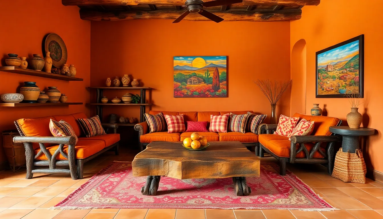 21 Rustic Mexican Decor Ideas That Will Transform Your Living Room Into a Cozy Retreat! 1 21 Rustic Mexican Decor Ideas That Will Transform Your Living Room Into a Cozy Retreat!