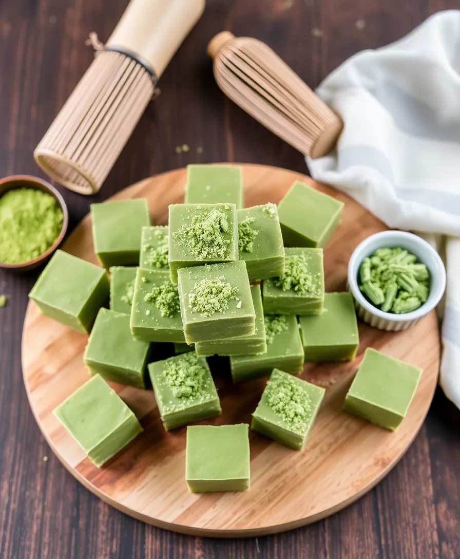 21 Irresistible Homemade Fudge Recipes That Make Perfect Gifts 14 21 Irresistible Homemade Fudge Recipes That Make Perfect Gifts (You’ll Want to Keep #8 for Yourself!) - 11. Matcha Green Tea Fudge