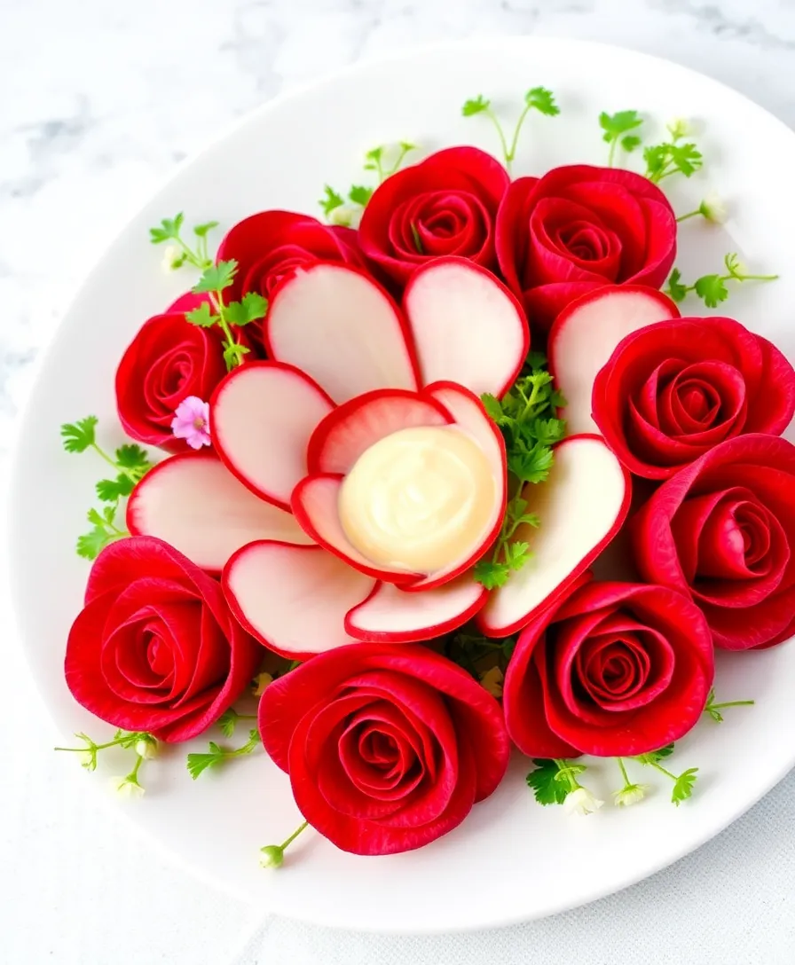 21 Creative Easter Appetizers That Will Wow Your Guests 16 21 Creative Easter Appetizers That Will Wow Your Guests (You Won't Believe #5!) - 13. Radish Roses