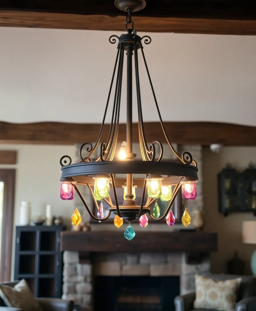 21 Rustic Mexican Decor Ideas That Will Transform Your Living Room Into a Cozy Retreat! 17 21 Rustic Mexican Decor Ideas That Will Transform Your Living Room Into a Cozy Retreat! - 14. Rustic Lighting Fixtures