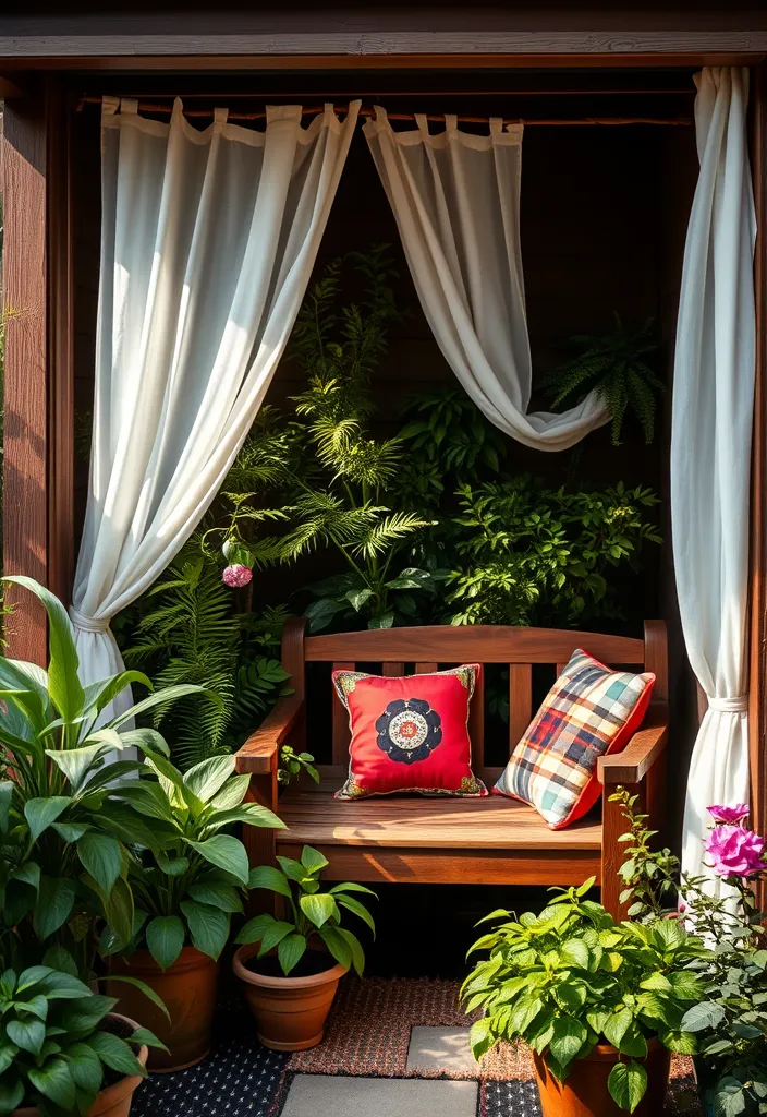 21 Small Garden Ideas to Transform Your Outdoor Space 5 21 Small Garden Ideas to Transform Your Outdoor Space (You Won't Believe #15!) - 2. Cozy Nook with Seating