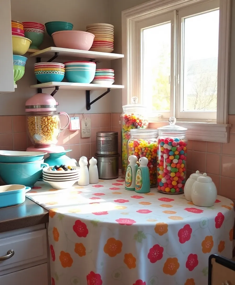 19 Vintage Corner Countertop Decor Inspirations That Will Take You Back in Time! 5 19 Vintage Corner Countertop Decor Inspirations That Will Take You Back in Time! - 1. Retro Kitchenware Wonderland