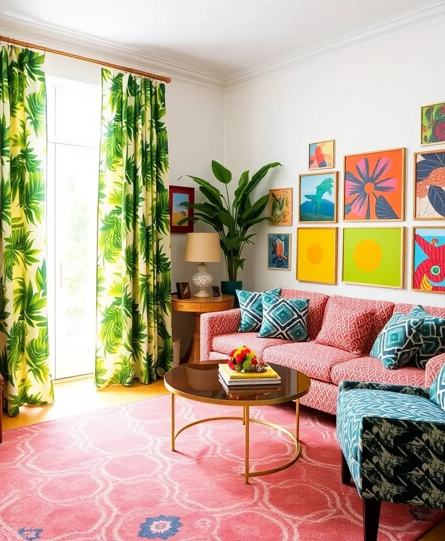 21 Cozy Eclectic Living Room Ideas That'll Make You Want to Curl Up with a Book! 11 21 Cozy Eclectic Living Room Ideas That'll Make You Want to Curl Up with a Book! - 6. Bold Patterns