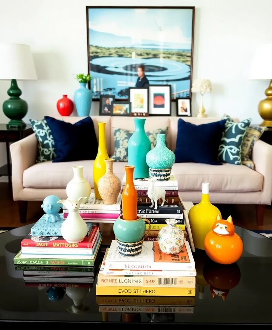21 Cozy Eclectic Living Room Ideas That'll Make You Want to Curl Up with a Book! 20 21 Cozy Eclectic Living Room Ideas That'll Make You Want to Curl Up with a Book! - 15. Eclectic Accessories