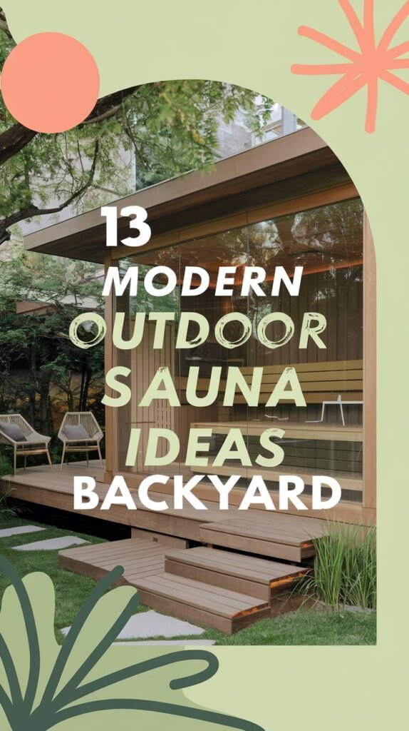13 Modern Outdoor Sauna Ideas Backyard 11