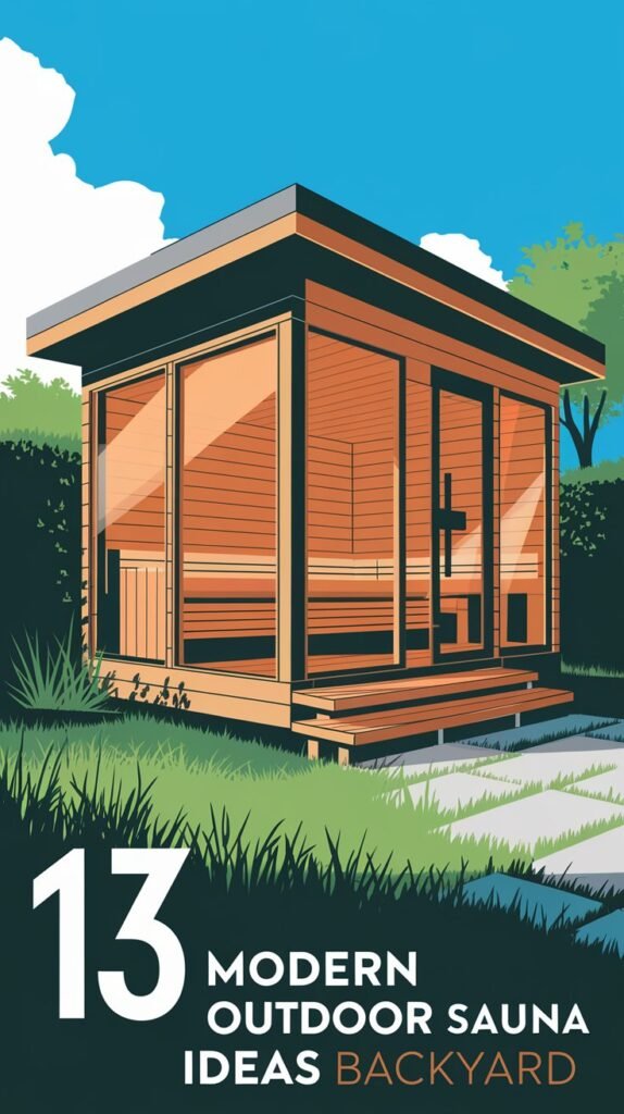 13 Modern Outdoor Sauna Ideas Backyard 13